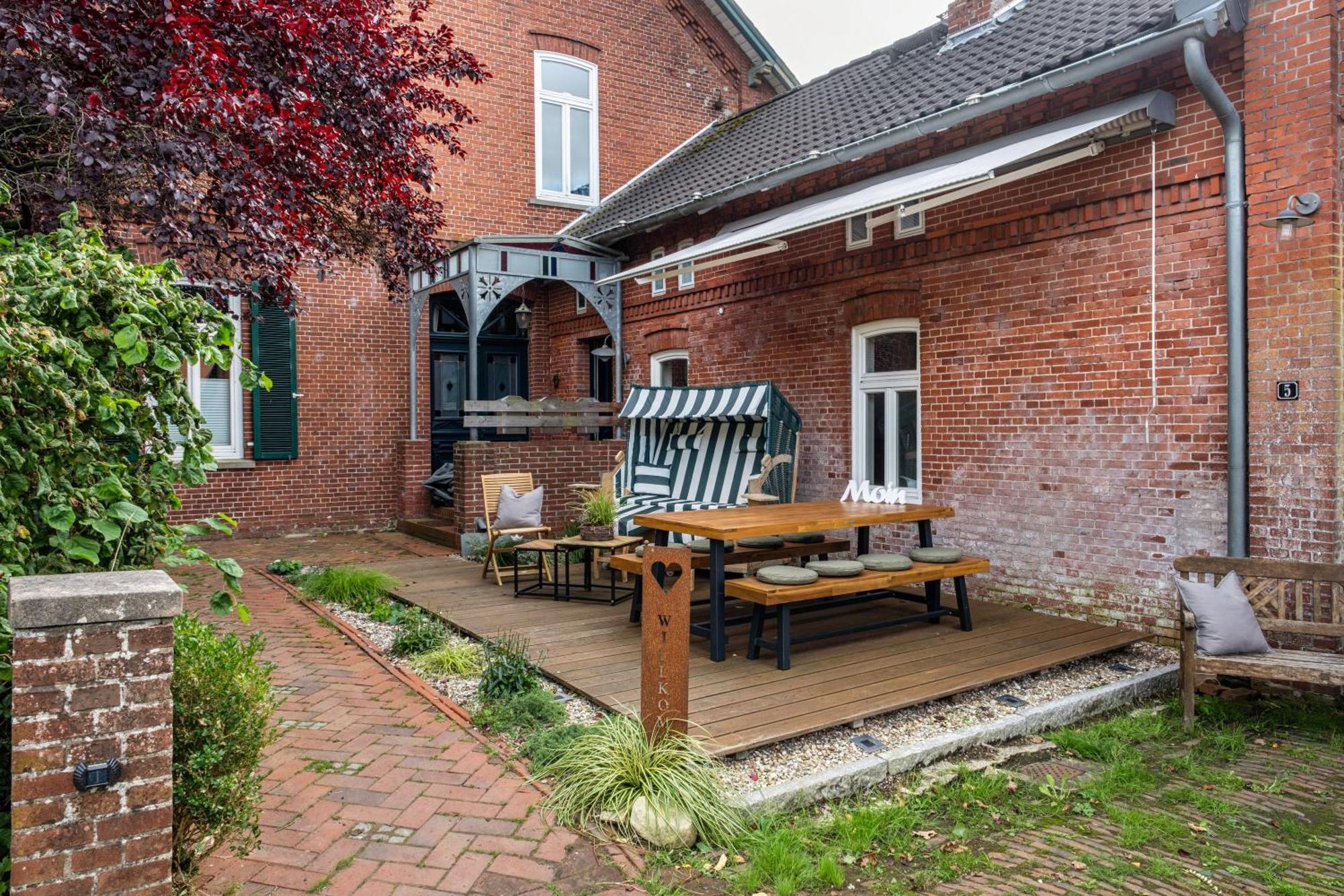 Ferienwohnung Flut Sandstedt Exterior foto